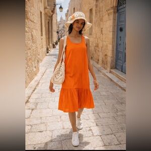 Anthropologie NWT Michaela Flounced Maxi Dress Size XS.